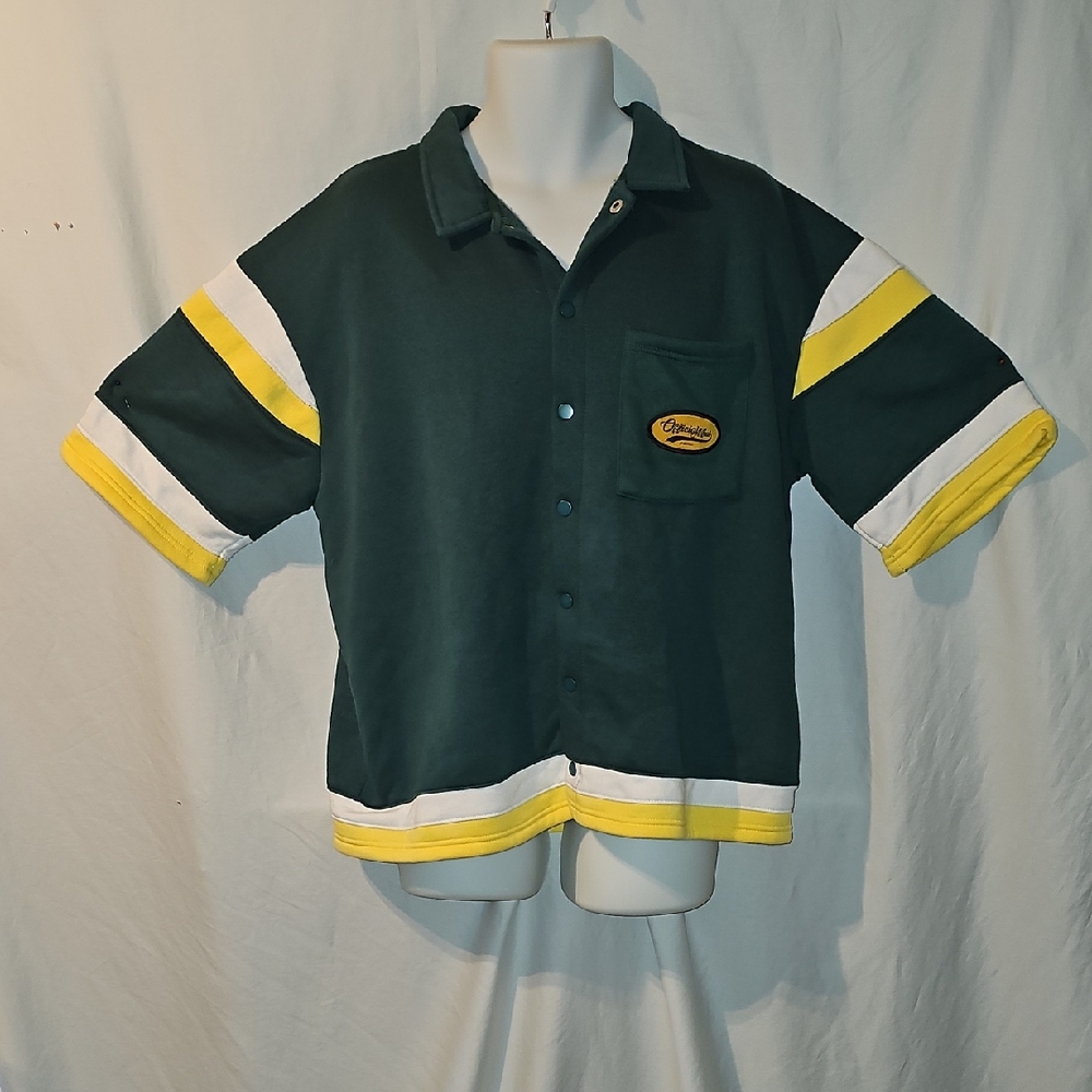Boohoo Man Varsity Style Warm Up Track Jacket